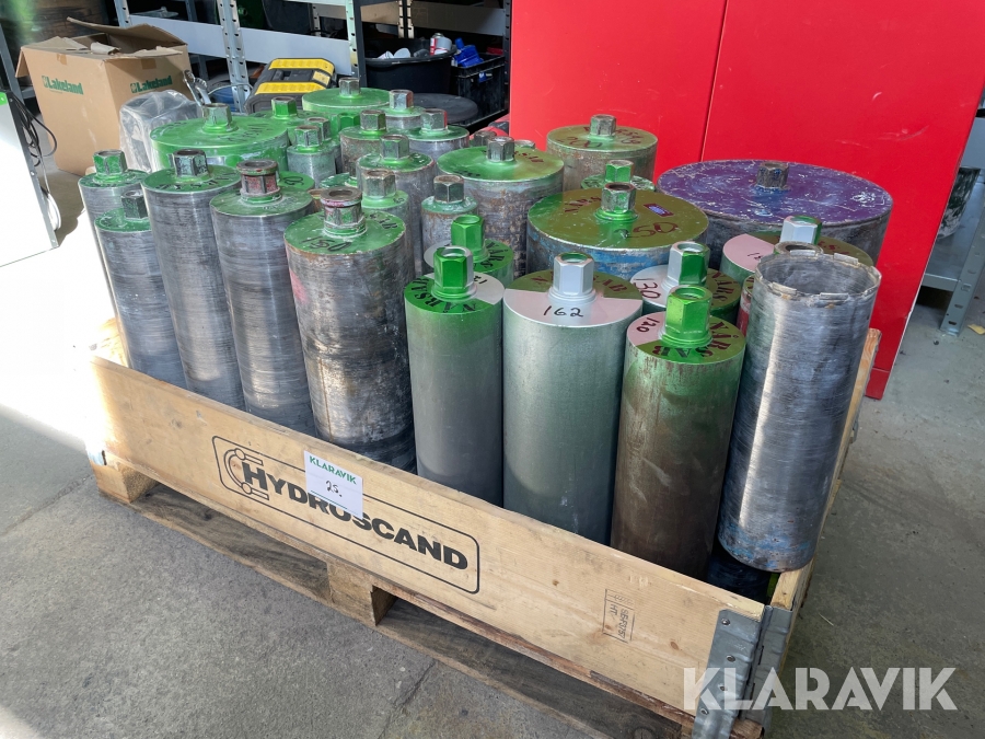 Kärnborr i blandade dimensioner 36st  