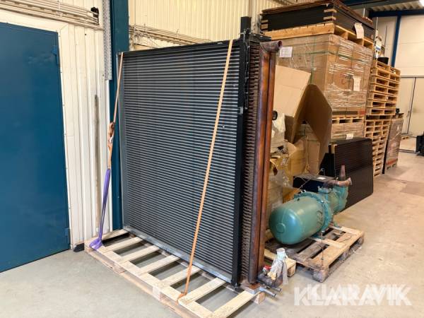 Kylbatteri och Kondensor Aircoil 6.35.CU.10.AL & CW-GA-DH-1500-1800