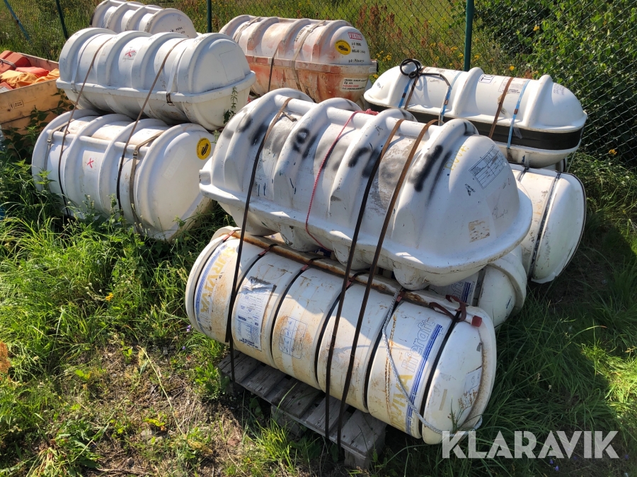 Räddningsflottar 15 st 