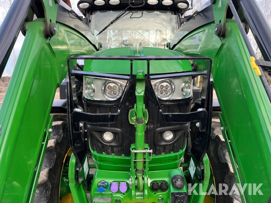 Traktor John Deere 6155R Ultimate Edition med frontlastare