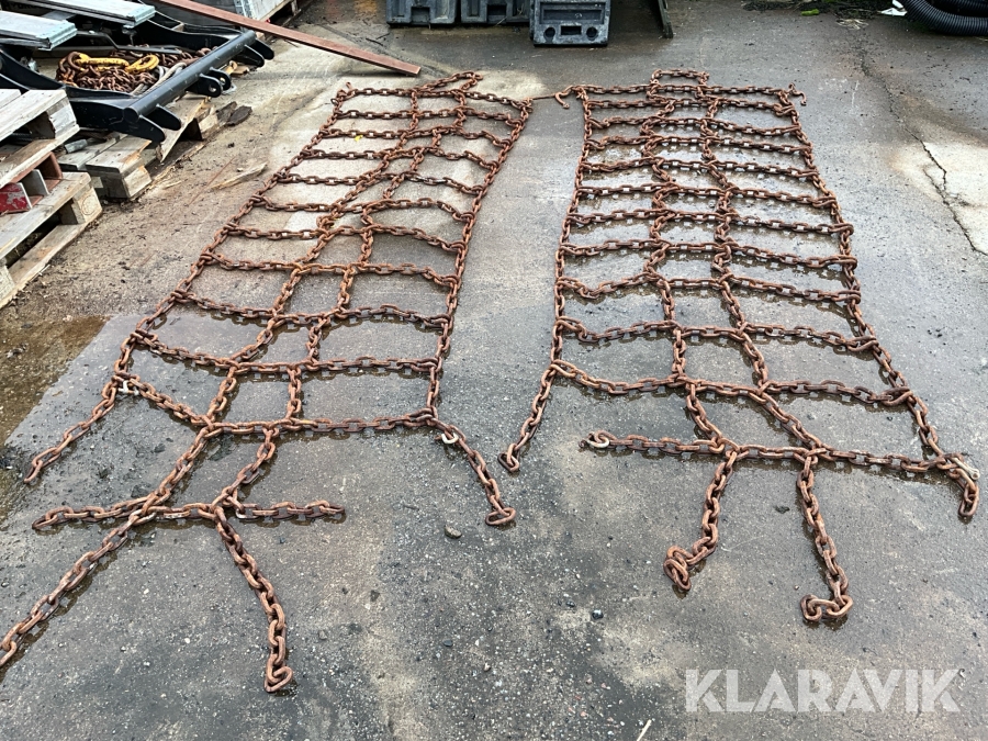 Kedjor till hjulgrävare twinhjul 2st