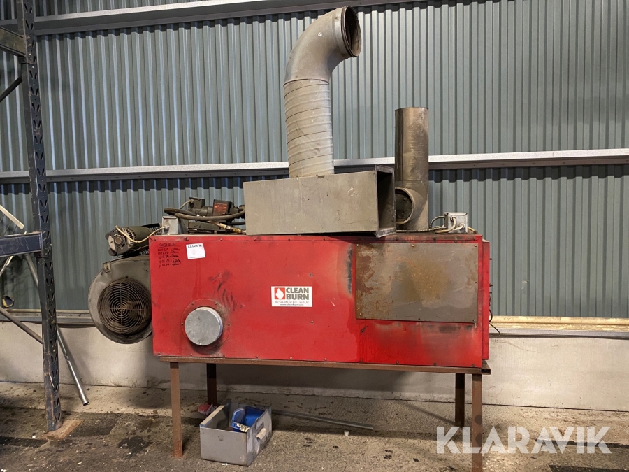 Alloljebrännare till varmluft Clean Burn Cb-2500