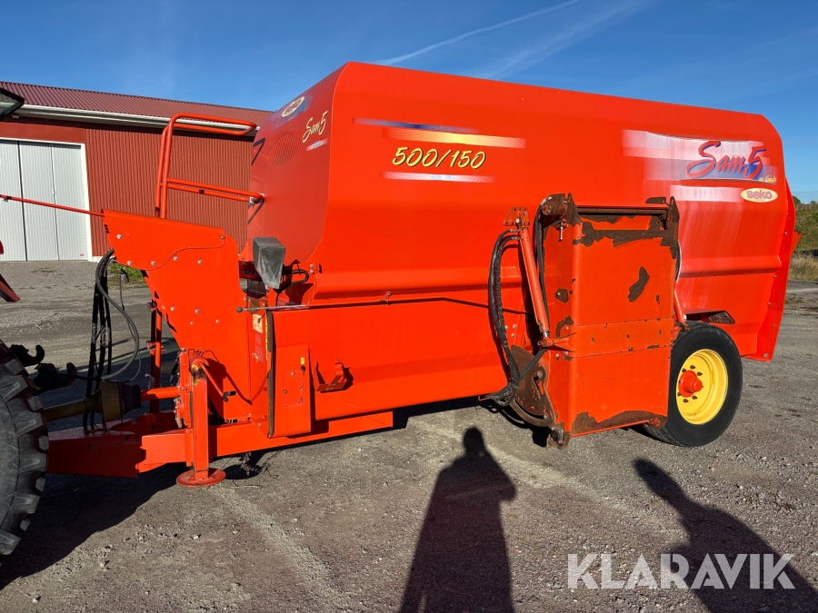 Fodermixer / mixervagn Seko Sam5 500/150