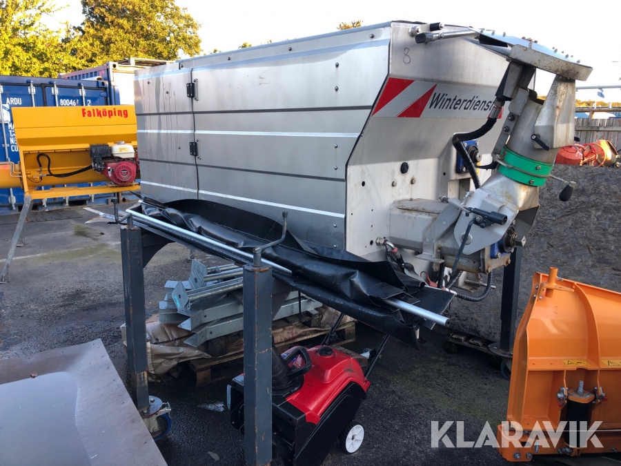 Tallriksspridare Fieldler FSS800 rostfri till sopsug