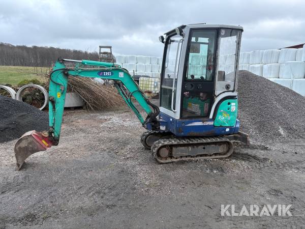 Grävmaskin Ihimer Nxt16 med redskap