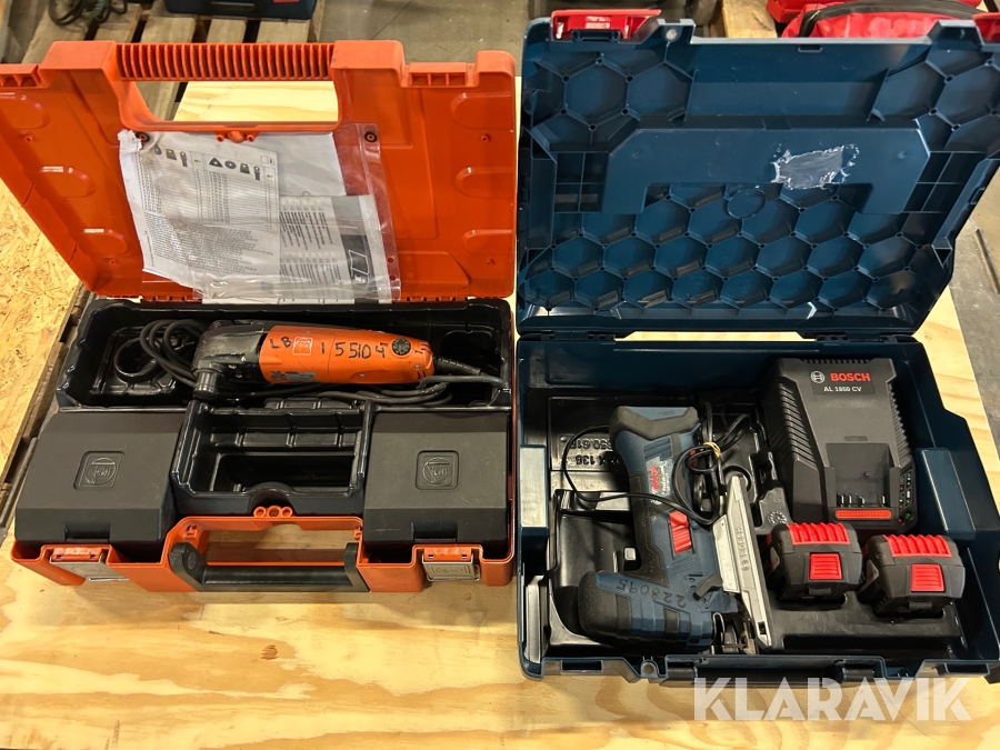 Sticksåg 1 st, Multimaskin 1 st Bosch / Fein GST 18V-LI / FMM 250Q