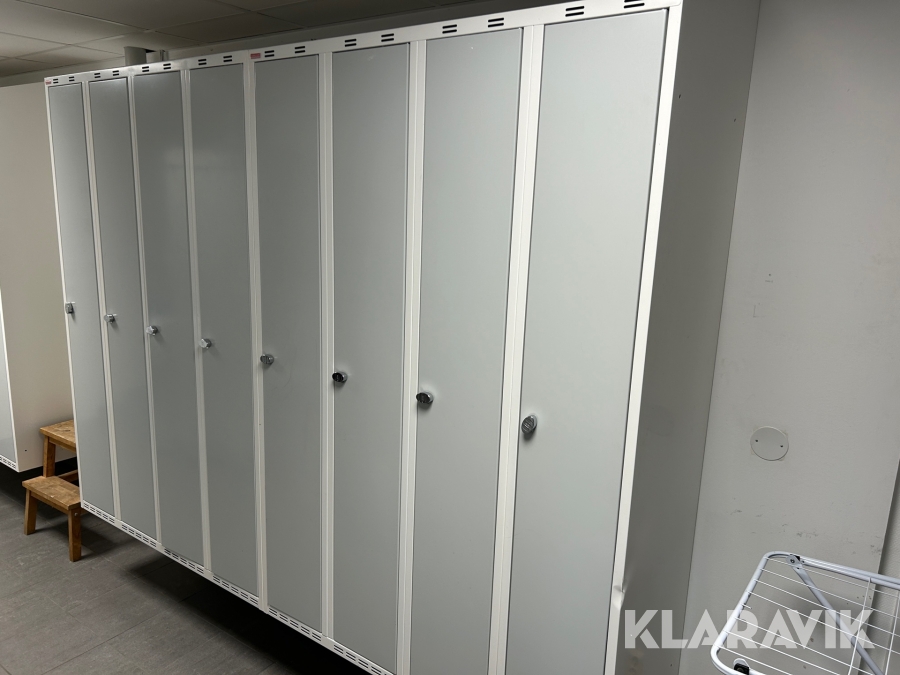 Omklädningskåp 4 st