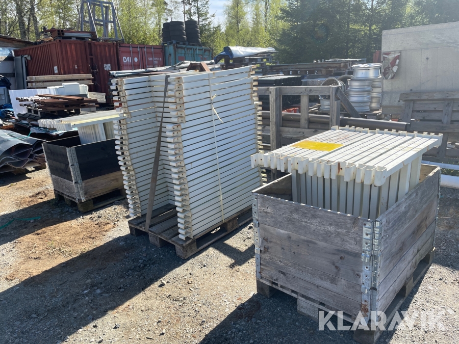 Halvpallsinlägg för pallställ   55 st