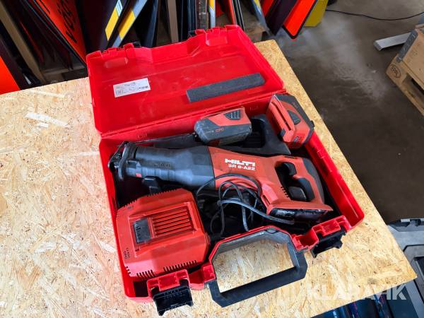 Tigersåg Hilti SR 6-A22 med 2 st batteri & laddare