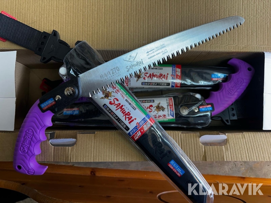Parti med grensågar Samurai GSW-270-LMH 6st