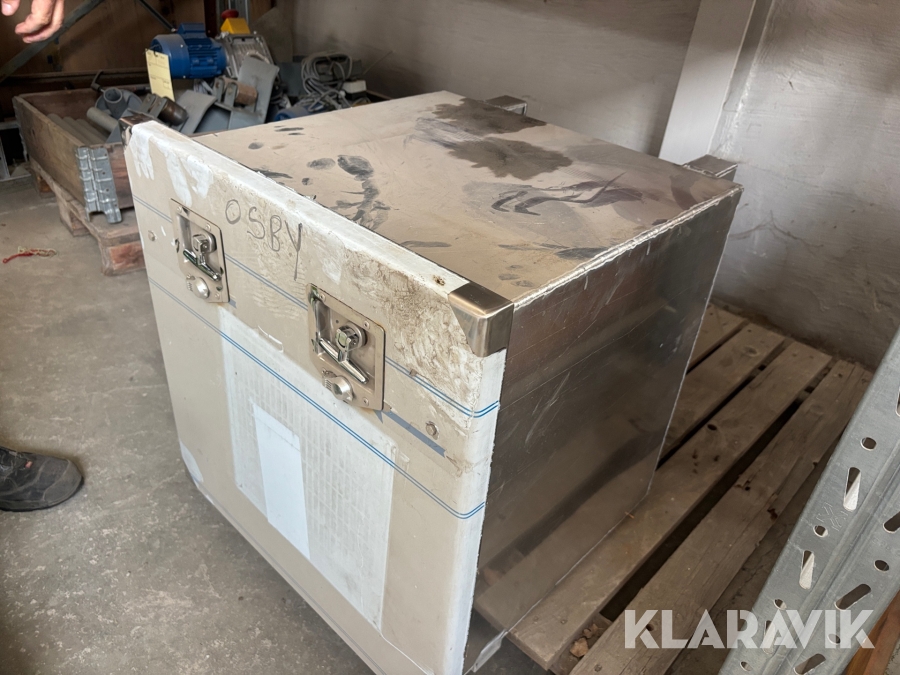 Verktygslåda lastbil Bröderna Johansson rostfri/aluminum