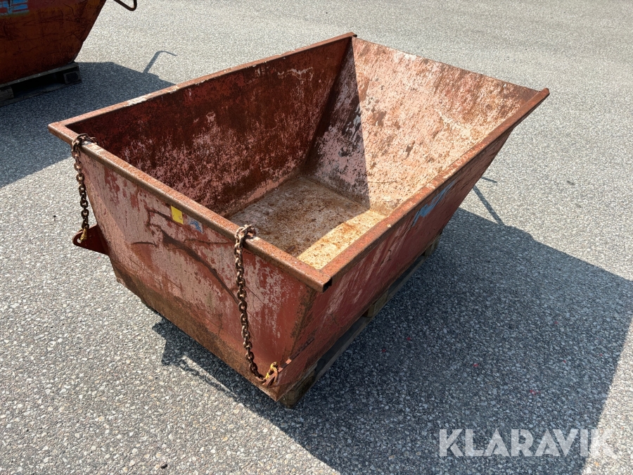 Materialbask/jordbask Stål & Plåt Jönsson 750 l