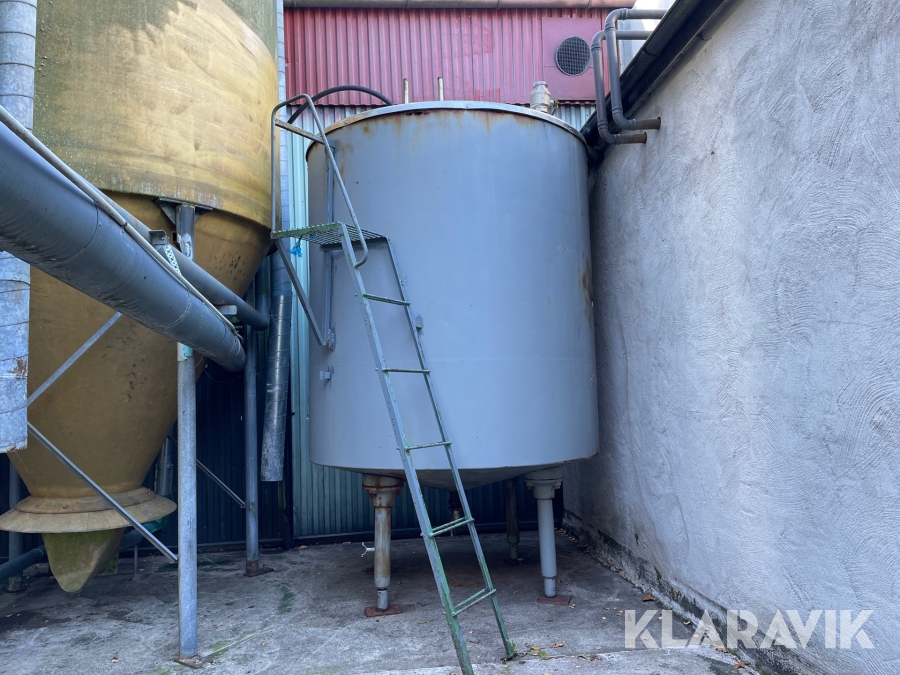 Rostfri tank dubbelmantlad 5 kubik