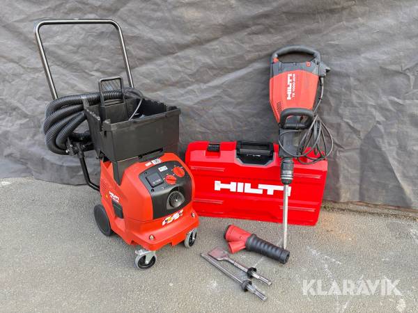 Mejselhammare och våt/torrsug Hilti TE 1000 AVR / VC 20-UM