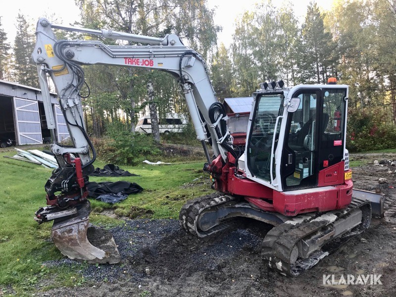 Bandgrävare Takejob TB 280FR med tillbehör