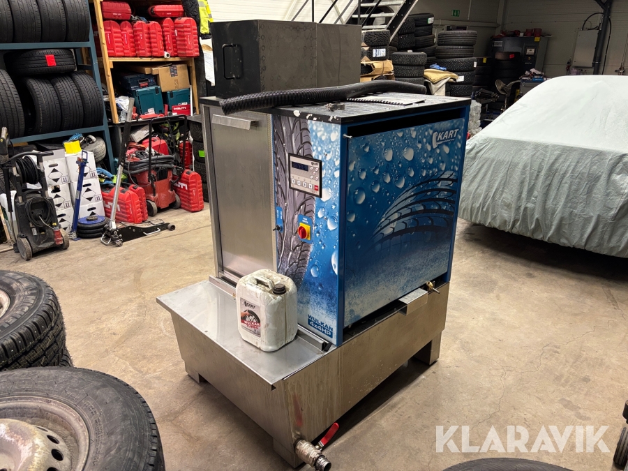 Hjultvättmaskin Kart Wheel washer wulkan 4x4HP