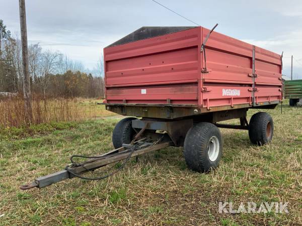 Traktorvagn Weckman 10m3