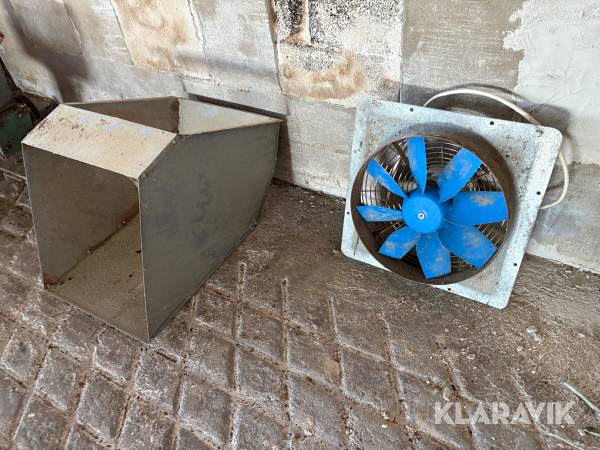 Ventilationsfläkt till ladugård Sveaverken Ø 0,5m. 0,22kW