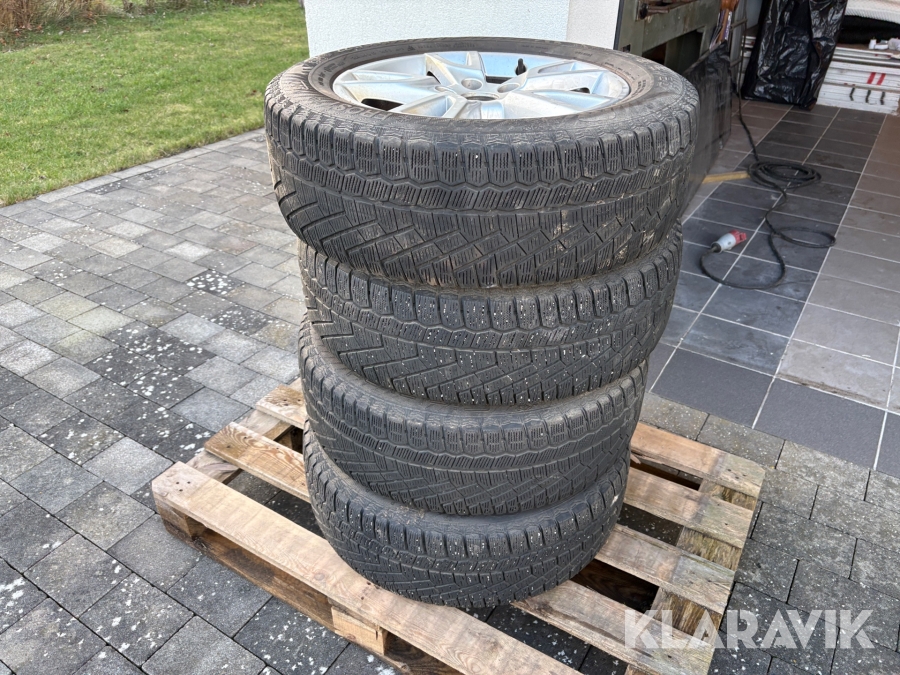 4 st vinterdäck på audifälg Gislaved Soft Frost