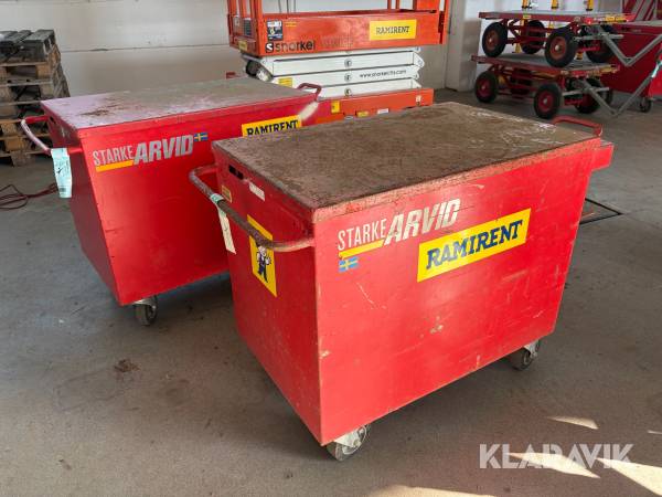 Verktygsvagn Starke Arvid 36100 2 st