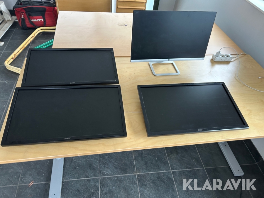 Dataskärm 4 st Acer / HP K242HL / 24es 2.8