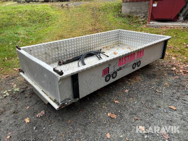 Tippflak till skogsmaskin Alstor 8x8 aluminium