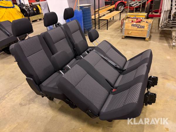 Baksäte 5-sits Volkswagen Transporter/Caravelle 3/2/1 säte