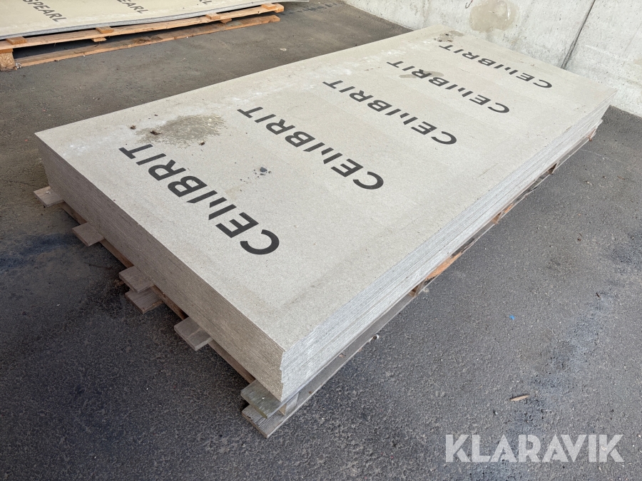 Fibercementskivor Cembrit 4x1200x2700mm - Totalt 48st