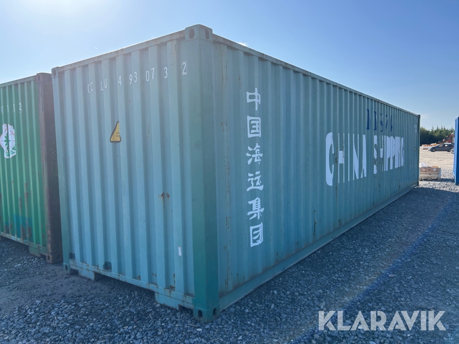Container 40 fot ljusgrön