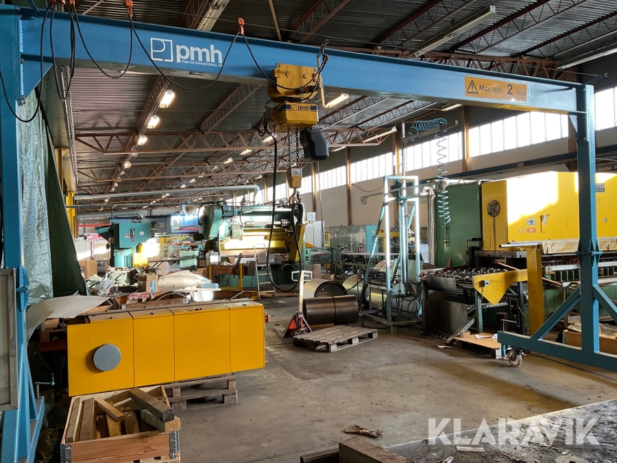 Mobil traverskran PMH 2000 kg med förhöjningssats