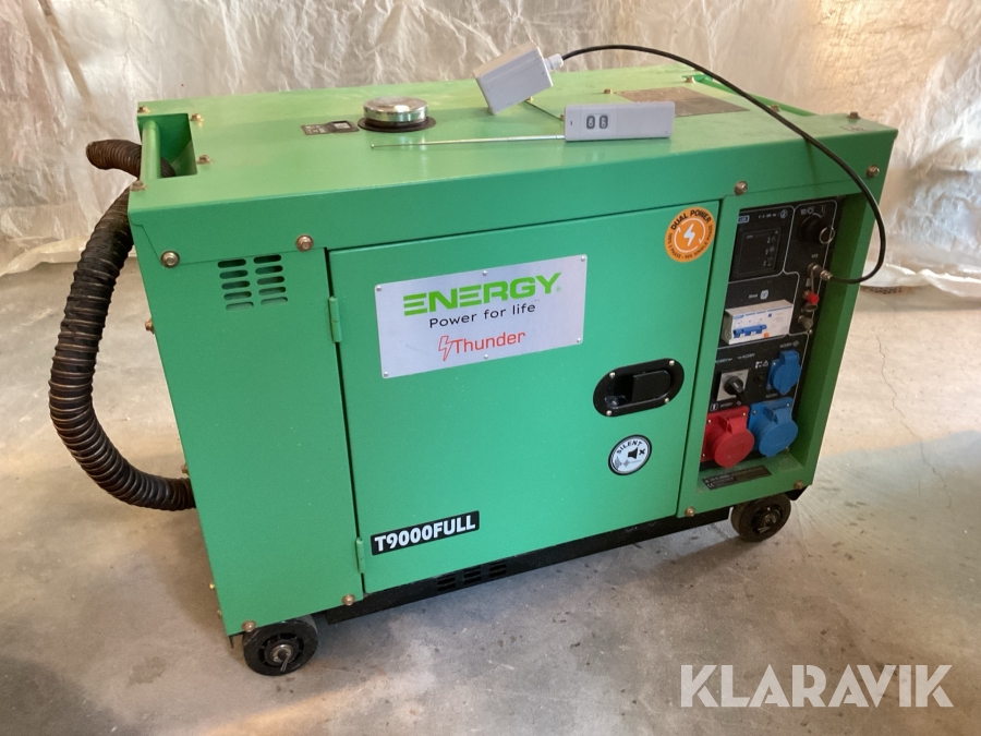 Dieselelverk Energy T9000Full 9KVA