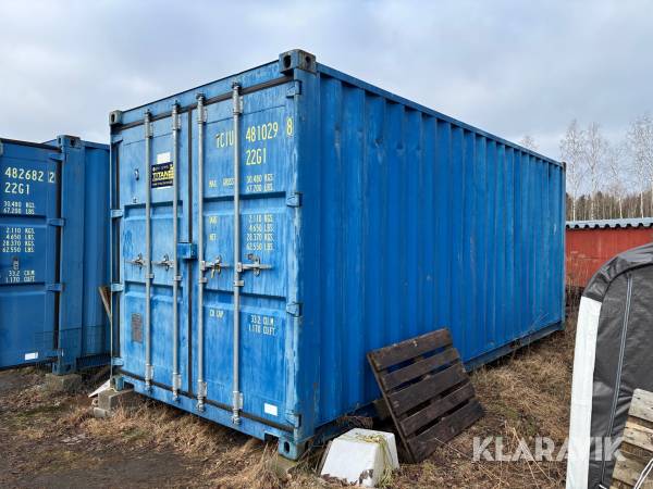 Container isolerad 20fot