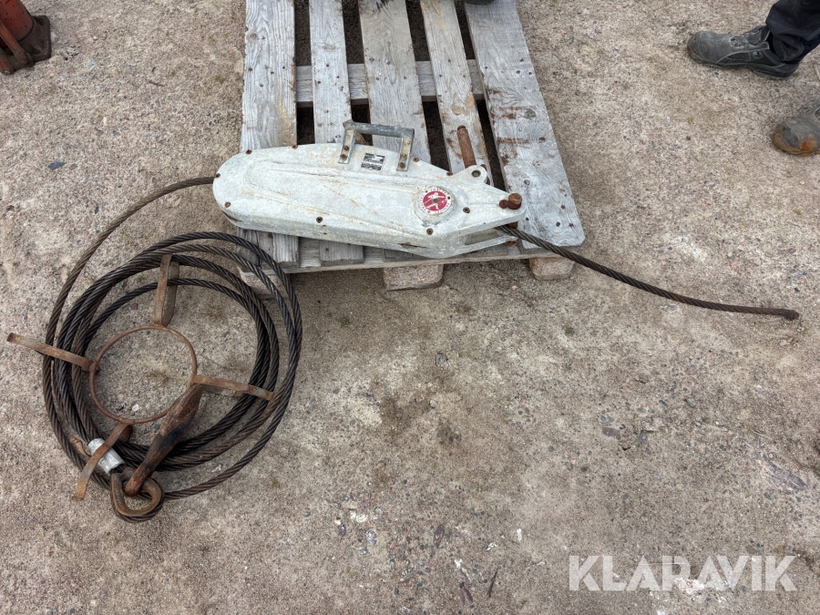 Vajerspel Tractel 3 ton