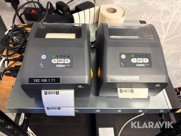 Etikettskrivare Zebra ZD421 , 2st