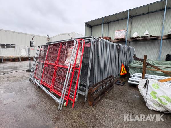 Byggstaket med fötter och klämmor Demex