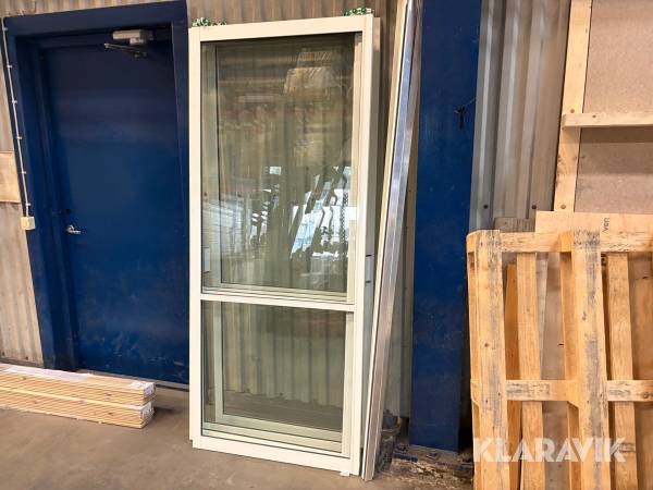 1 st Skjutdörr 4 sektioner utan karm