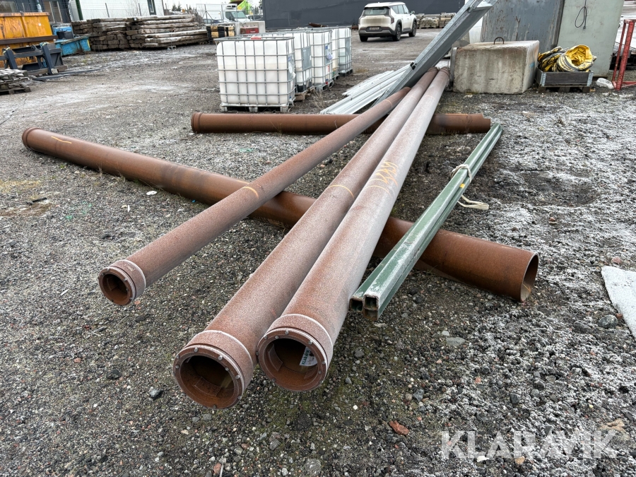 Stålrör 5st 