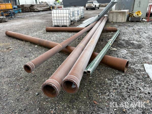 Stålrör 5st 