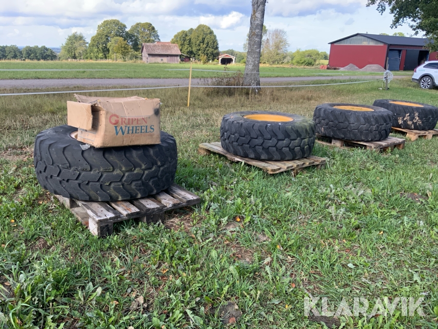 Entreprenadhjul Volvo L35 med flera 405/70R20 -4st