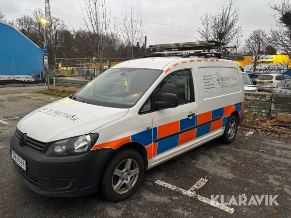 Skåpbil Volkswagen Caddy med A-20 skylt, 101hk