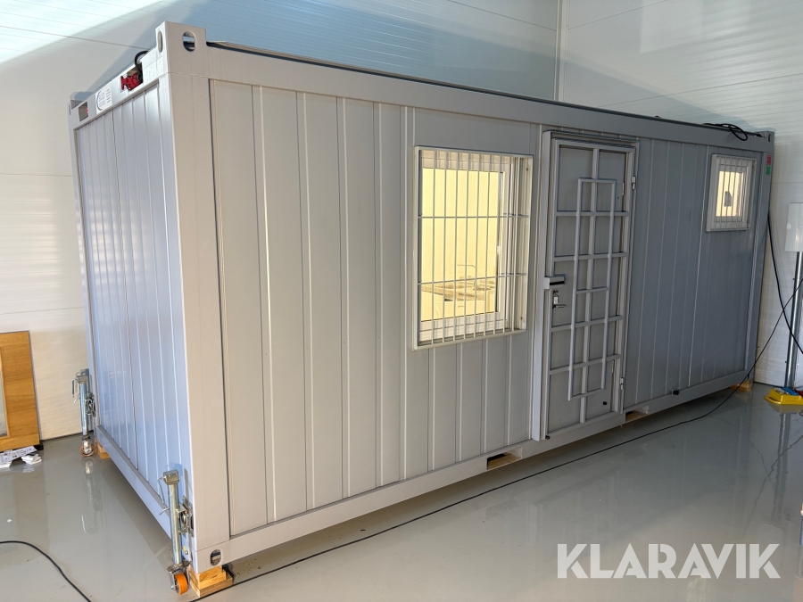 Stålmodul Bod börsen 20 fot med wc & pentry