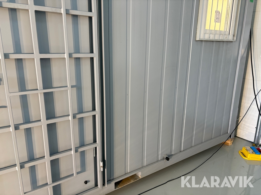 Stålmodul Bod börsen 20 fot med wc & pentry