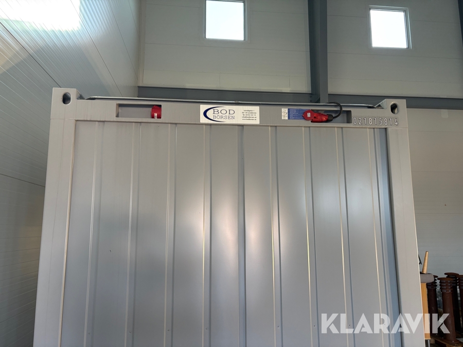 Stålmodul Bod börsen 20 fot med wc & pentry