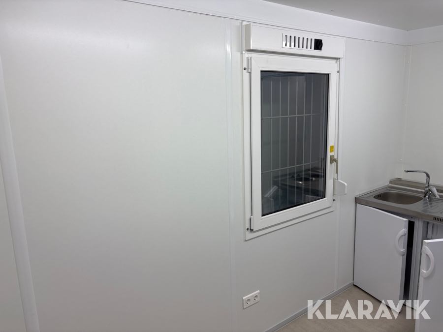 Stålmodul Bod börsen 20 fot med wc & pentry