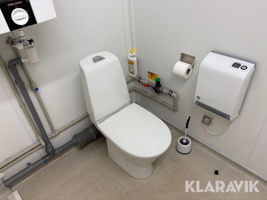 Stålmodul Bod börsen 20 fot med wc & pentry