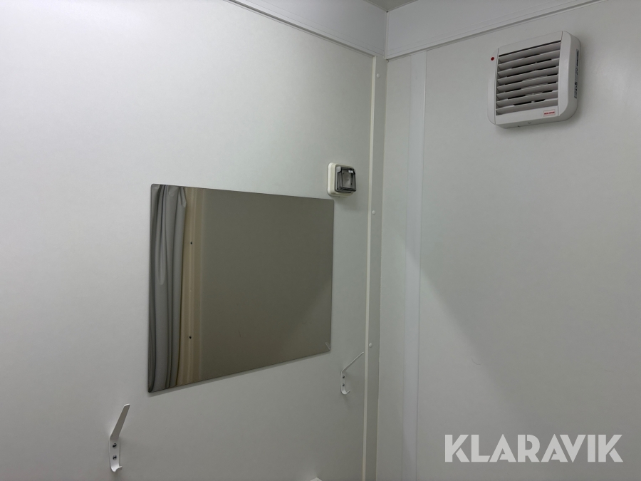 Stålmodul Bod börsen 20 fot med wc & pentry