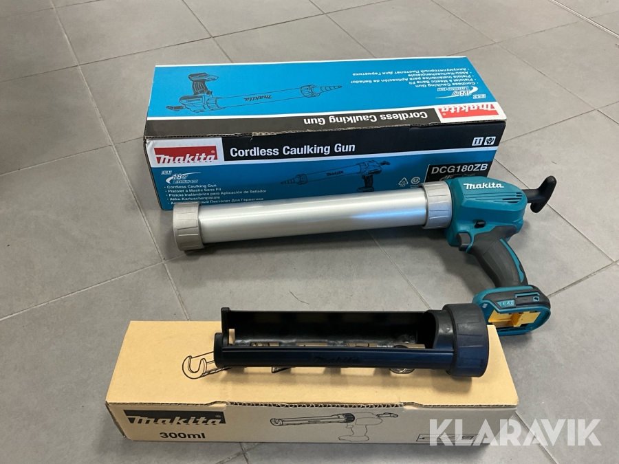 Fogpistol Makita DCG180ZB 18v  med patronhållare