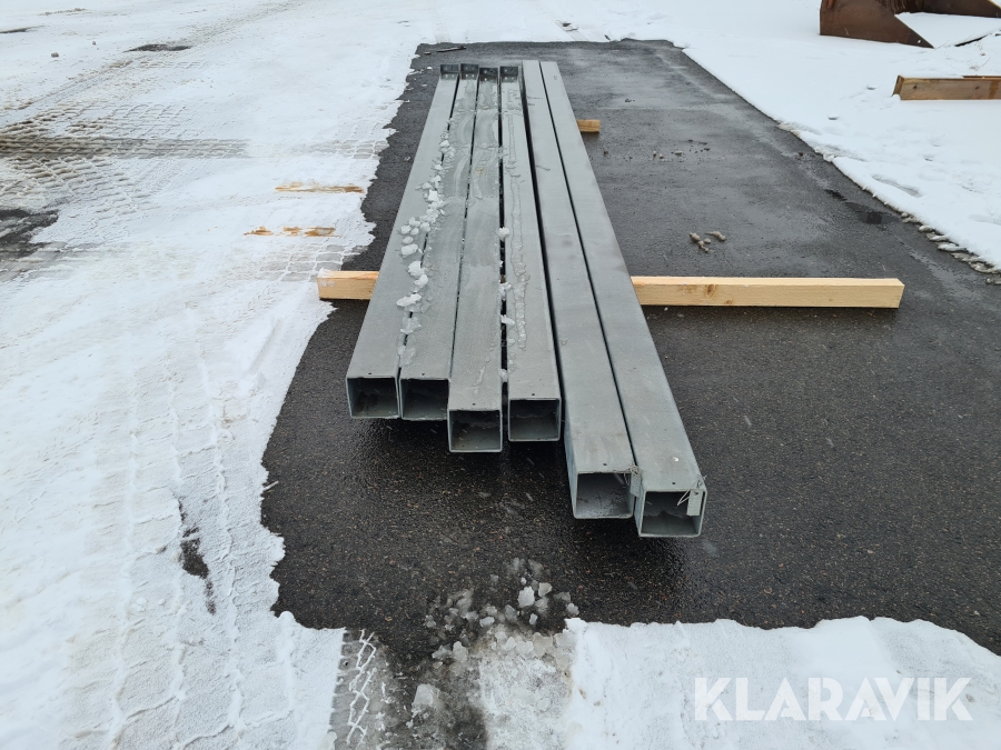Fyrkantsrör galvade kkr  150x150x5
