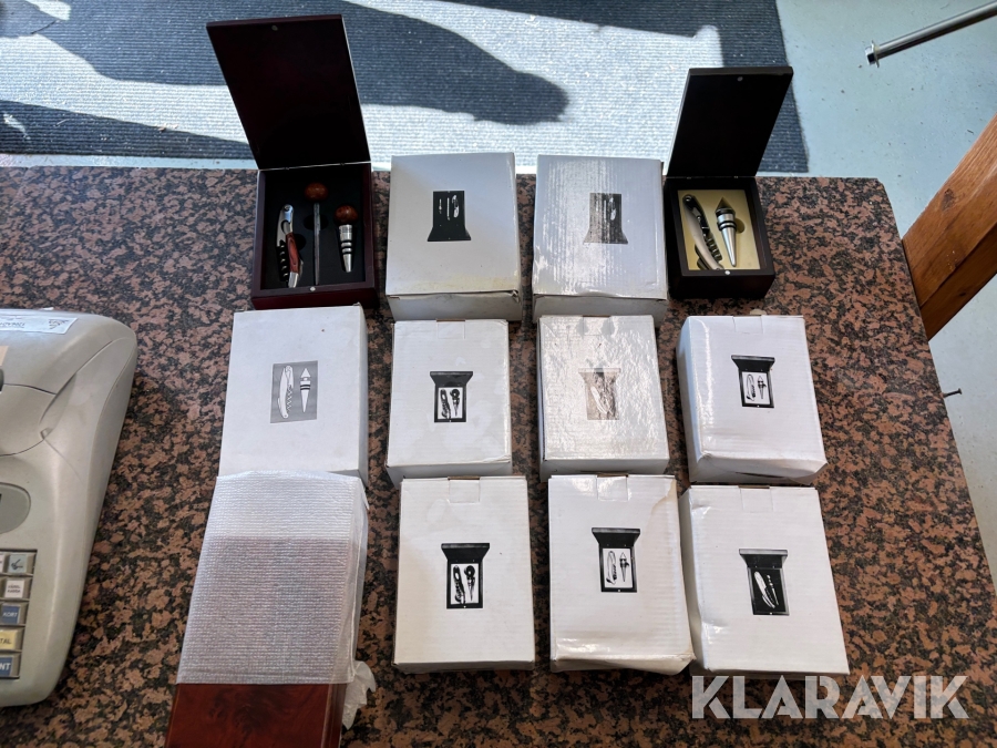 Vinöppnare i presentförpackning 12st