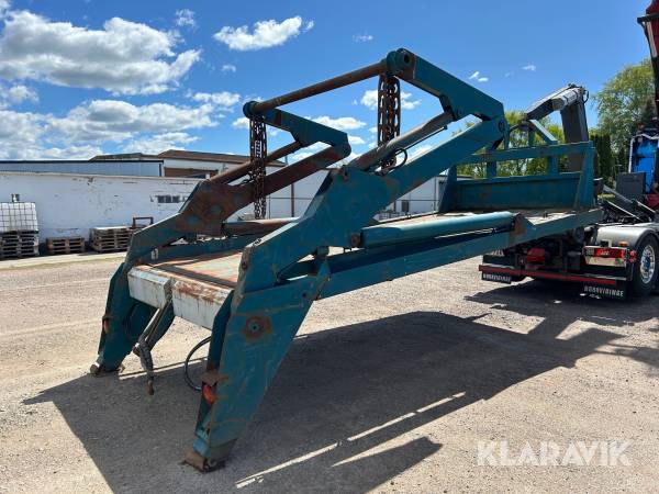 Liftdumper på lastväxlarram JOAB 18 Ton